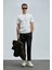 Logolu Pamuk Karışımlı Regular Fit Bisiklet Yaka T Shirt Erkek T Shirt 111020235 1