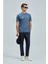 Logolu Streç Pamuklu Regular Fit Bisiklet Yaka T Shirt Erkek T Shirt 111020240 2