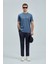 Logolu Streç Pamuklu Regular Fit Bisiklet Yaka T Shirt Erkek T Shirt 111020240 4