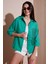 Regular Fit Güpürlü Cep Detaylı Uzun Kollu Gömlek Bayan Gömlek 6773215 2