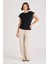 % 100 Pamuk Relaxed Fit Dantel Detaylı Bluz Bayan Bluz 25Y1203K1 2