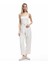 Regular Fit Cupro Viskon Kumaş Pileli Cepli Palazzo Pantolon 1
