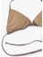 Ince Askılı Parlak Üçgen Bikini Üstü 3