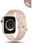 Apple Watch 10 46MM-WATCH2/3/4/5/6/SE/7/8/9(42-44-45-49)MM Kordon Leoline 42 Desen Yumuşak Silikon 2