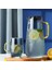 Borosilikat Cam Füme Su Takımı 4 Bardaklı 1600 ml + 400 ml 3