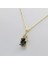 14 Ayar Altın Kolye -1.3Ct Mistik Topaz Aleksandrit Oval Taşlı Pırlanta Montürü Nano Has Taşlı Altın Kolye-Hediye 14 Ayar Altın Kolye 2