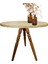 Açık Meşe 44 cm Torna Ahşap Sehpa / Mobilya Ayağı – 3’lü (Bağlantı Aparatları ve Vidalar Dahil) 5
