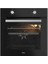 (AEF6601B01 - ACO5601B02 - 3480B01) Siyah Cam Ankastre Set 2