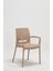 Rattan Lüx Home 6 Kişilik Bahçe Masa Takımı-Cappucino 3
