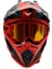 Charger Goggles Motokros Gözlük (Irıdıum Camlı) Kırmızı 2