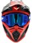 Charger Goggles Motokros Gözlük (Irıdıum Camlı) Mavi 2