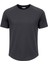 Erkek Reglan Oval Kesim Pamuk Yumuşak Dokulu Bisiklet Yaka T-Shirt 1