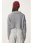 Kadın Oversize Fermuarlı Crop Triko Kazak 2