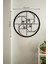Altın Oran Dekoratif Siyah Metal Duvar Tablosu 60X60CM 1