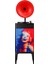 I5 Bluetooth Hoparlörlü 110W Hi-Fi Retro Pikap Plakçalar Turntable, Marilyn Monroe 1