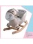 Sallanan Doldurulmuş At Peluş Rocker 60 cm Bej-Beyaz Yktsn 4