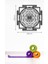 Sri Yantra Yoga Dekoratif Siyah Metal Duvar Tablosu 60X60 1