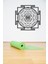 Sri Yantra Yoga Dekoratif Siyah Metal Duvar Tablosu 60X60 2