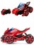 Motosiklet Fırlatıcılı Sesli ve Işıklı Araç | Yarış Motor Motorbisiklet Erkek Oyuncak 4