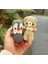 El Örgüsü Amigurumi Anahtarlıklar (Penguen+ Ayıcık) Anahtarlık Aparatı Takılıp Gönderilir 1