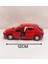 Peugeot 206 - Metal - Çekbrak - Kırmızı | 13CM 1:36 3