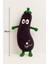 Patlican Peluş Yastık 55 cm | Patlican Peluş Oyuncak | Meyve Peluş Hediyeler 2