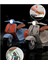 Vespa Die-Cast Vp Motosiklet Çek Bırak | Sesli ve Işıklı 1:10 Ölçek 4