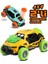 2'li Set 4x4 Metal Çarpışan Suv Oyuncak Araba | Ses ve Işık Efektleri | Çek-Bırak 1
