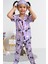 Kuromi Kız Çocuk Gömlek Yaka Düğmeli Kısa Kollu Yazlık Pijama Takımı 2