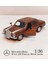 Benz W114 | 4'lü Çek Bırak Metal Araba Seti | Diecast 1:36 12CM Çek Bırak Model Ara 4