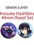 Demon Slayer Inosuke Hashibira 44MM 2 Adet Rozet Set - Kimetsu No Yaiba 1
