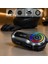Mio 120 2x Rgb 1000MAH Ipx6 1500M 2 Kişilik Kask Intercom Motosiklet Bluetooth Kulaklık - Siyah 1