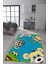 Kaymaz Taban Makinada Yıkanabilir Dijital Baskı Çocuk Odası Halısı Dot Taban Nes Kids Serisi Halı NESKD05 1