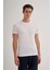 4602 Erkek Orta Bisiklet Yaka Flamlı T-Shirt 1