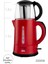 Teaplus Cam Demlikli Elektrikli Çay Makinesi Kırmızı 3