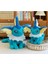 Eevee Evrimi Vaporeon Peluş Oyuncak Büyük 45CM Pokemon Peluş Oyuncak Tüylü Köpek Kedi Peluş 2