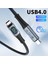 ZR850 LED 240W USB 4.0 40GBPS 8k Thunderbolt Görüntü Aktarım ve Hızlı Şarj Kablosu 1 Metre 2