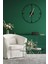 Dekoratif Siyah Metal Duvar Saati 60X60CM 4