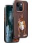 Iphone 14 Perma Desenli Kapak - Kahverengi Nrmsa 2