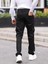 Erkek Baggy Fit Casual Jean Non-Denim Kargo Cepli Pantolon 3