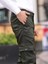 Erkek Baggy Fit Casual Jean Non-Denim Kargo Cepli Pantolon 5