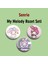 Sanrio Hello Kitty My Melody 3lü Çanta Süsü Rozet-Iğneli Buton Rozet Seti 1