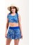 725712_KADIN Şort Etekli Fırfır Detaylı Croplu Deniz/havuz Mayosu 4