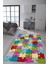 Kaymaz Taban Makinada Yıkanabilir Dijital Baskı Çocuk Odası Halısı Dot Taban Nes Kids Serisi Halı NESKD03 1