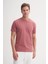 4602 Erkek Orta Bisiklet Yaka Flamlı T-Shirt 2