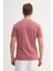 4602 Erkek Orta Bisiklet Yaka Flamlı T-Shirt 4