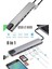 8 In 1 Type C Hub HDMI Dönüştürücü Apple Macbook Pro/air iPhone iPad Matebook Uyumlu Çevirici Çoğaltıcı Ethernet RJ45 Sd Tf USB Type C Hub 1