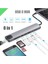 8 In 1 Type C Hub HDMI Dönüştürücü Apple Macbook Pro/air iPhone iPad Matebook Uyumlu Çevirici Çoğaltıcı Ethernet RJ45 Sd Tf USB Type C Hub 4
