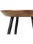 Tabure Ahşap Siyah Metal Ayaklı – 55CM 4