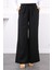 Siyah Bel Lastikli Palazzo Pantolon 2